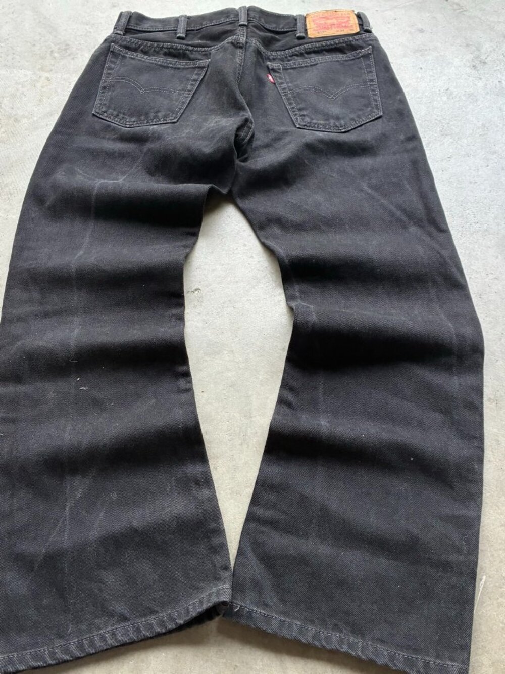 Levi's 517 Boot Cut Black Jeans Faded W34 L30